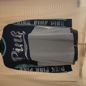 Pink Victoria Secret long sleeve tee